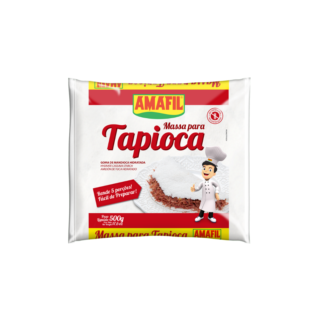 Amafil Fécula Hidratada Massa para Tapioca (500g)